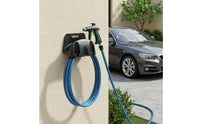 Space-Saving Garden Hose Storage Rack Easy Installation Wall Mounted Hose Holder Long-Lasting for Gardeners, Homeowners, Patio, Garage
