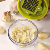 Press Garlic Grinder Stainless Steel Blade Kitchen Utensil Multifunctional