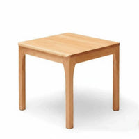 Nordic design Square Wooden Accent Table firm Wood Construction Household Furniture Minimalist Design Nightstand adaptable for Apartment Dwellers, Interior Designers, Living Room, Lounge Area, Bedroom, Hallway