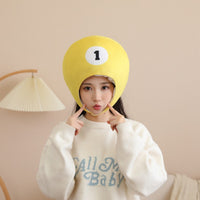 Soft Billiard Ball Mask Padded Billiard Ball Mask Lightweight Headwear Oversized for Partygoers