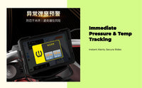 Cordless Motorcycle TPMS LCD Gauge