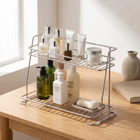 Desktop Storage Rack Compact Wire Shelving Rack Sturdy for Kitchen