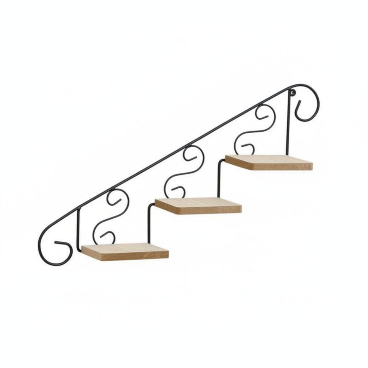 Ladder-Shaped Shelf Multi-Tier Design vertical Decor Rustic and decor for Small areas