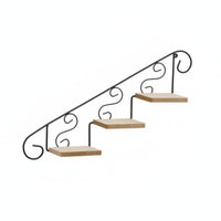 Ladder-Shaped Shelf Multi-Tier Design vertical Decor Rustic and decor for Small areas