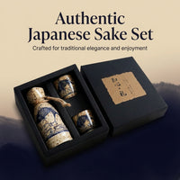 Japanese Ceramic Sake Set, Minimalist Style