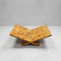 Cross Book Stand Rustic Cross Book Holder Stand Decorative Tabletop Piece Wood Display Rack for Hotel Decorators, Homestay, Coffee Table, Sales Office