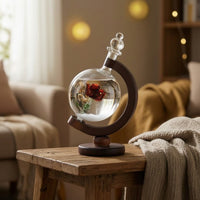 Atmospheric Predictor Bottle Decorative Atmospheric Glass Weather Predictor Tabletop Ornament for Home Decor, Desk, Office