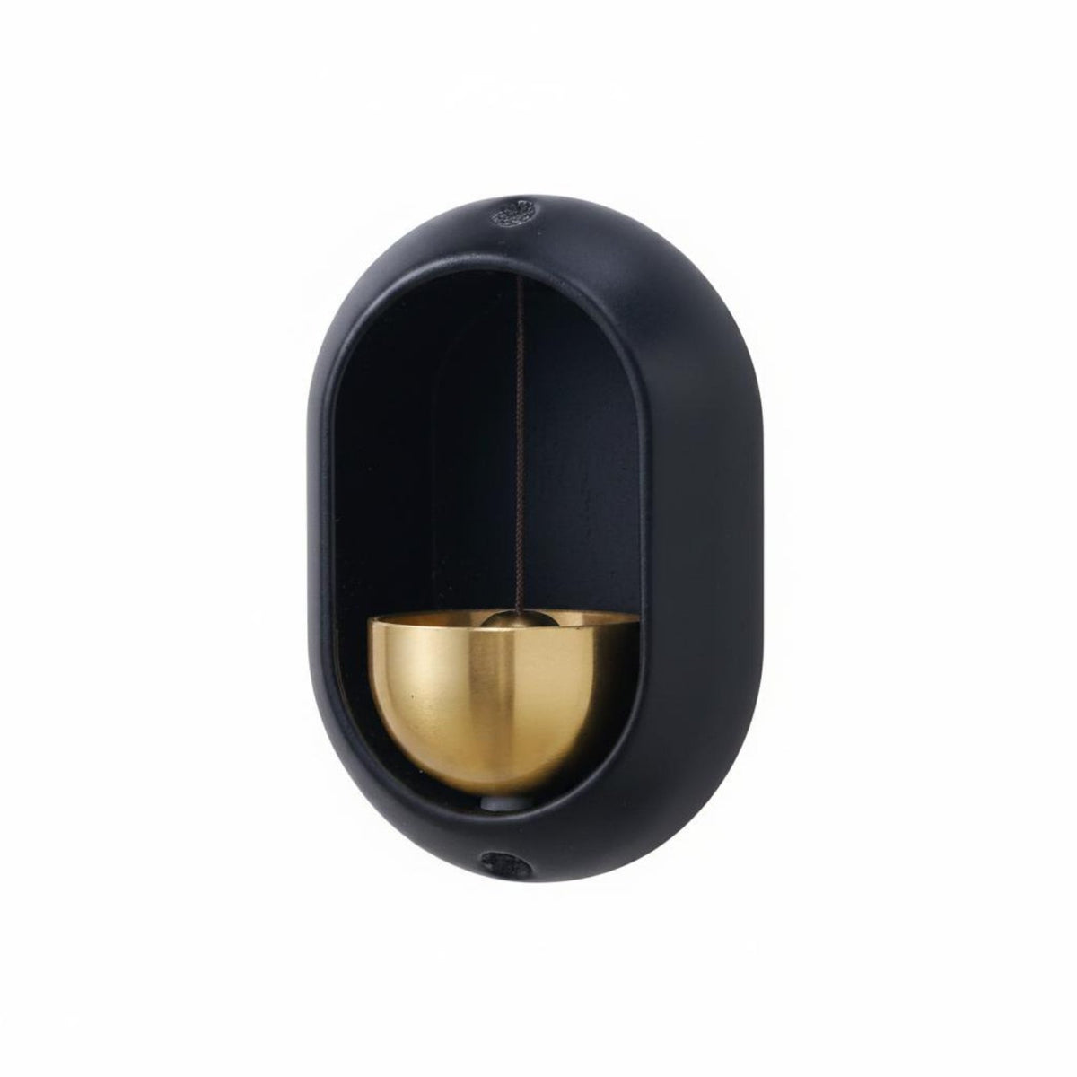 Clear and Healing Sound Japanese Aesthetic Wind Bell Minimalist Design Brass Entry Chime Professionally Tuned for Entryway, Shop, Office