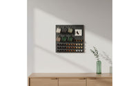 Wall Storage Rack Pegboard Panel Organizer Modular System with Hooks Shelves Basket No-drill Easy Installation Thick Construction Suitable for Office Home