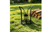 Open-Frame Manual Wood Splitter Portable Firewood Splitter Effective Tool Heavy-Duty for Campers, Camping