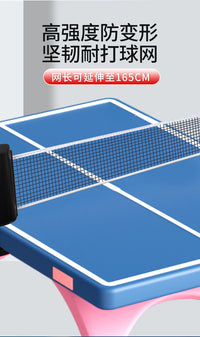 Adjustable Portable Table Tennis Net Set with Retractable Frame