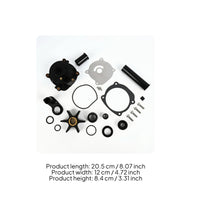 Water Pump Impeller Kit 5001595 Complete Water Pump Repair Kit Heavy-Duty for Boat Owners