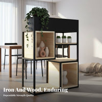 Multi-Tier Shelving Unit Freestanding Multi-Tier Display Rack Stable construction Indoor/Outdoor Use for Gardeners, Homeowners