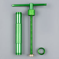 陶艺工具挤泥器 陶泥枪儿童手工diy制作旋转式铝合金粘土挤出器
