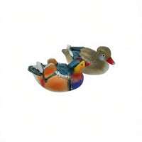 Simulated Waterfowl Couple, Resin Floating Fish Pond, Garden Decor