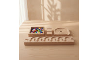 Bead Tracking Toy Sleek Track Board with Beads Sensory Bead Guide for Young Children