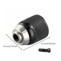 Replacement Drill Chuck Easy to Install Keyless Drill Chuck Quick Change Power Tool Part for Workshop