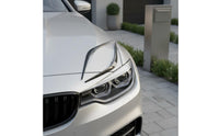 2 Pieces Headlight Eyebrow Trim Self Headlight Decoration Strip Easy Installation Front Light Decoration Strip