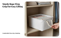 Foldable cloth container foldable Organizer Box Easy to clean for On Shelves, Families
