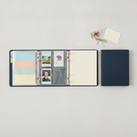 A5 6-Ring Binder Photocard Album for 3-inch, 5-inch, 7-inch Photos & Bookmarks
