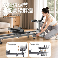 Home Indoor Fitness Crawler Ab Wheel Lumbar Spine Trainer Belly Fat Burner Exercise Equipment for Women