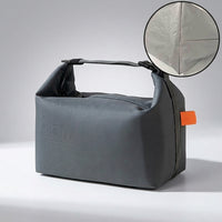 Lunch Box and Insulated Lunch Bags for Women, Oxford Cloth Cool Bag with Buckle Closure, Foldable Food Bag for School Picnic, Handheld Ice Bag