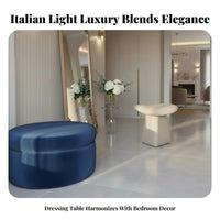 8-Drawer Vanity chest of drawers Luxury Design cosmetics station Sleek Look for End of Bed
