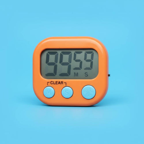 Countdown Clock Magnetic Kitchen Timer Digital Stopwatch Electronic Timer Large LCD Memory Function Suitable for Cooking Study Work