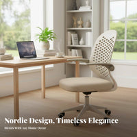 Highspine Reclining Chair with Footrest Height Adjustable rotate Seat for Study