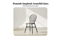 Peacock Chair Minimalist Design Nordic Design Chair High Backrest for Bar