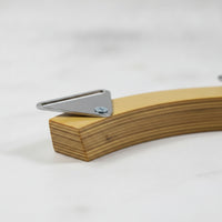 Percussion Wood Block with Brackets Solid Hardwood Mountable Wood Block Low-Profile for Studio