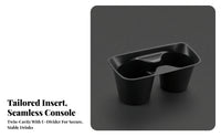 Two-Cup Car Cup Holder Insert