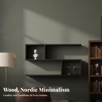 Floating Storage Cubes Space-Saving Wall Cabinet long-lasting Construction for Adults