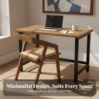 Utilitarian Long Workbench Sturdy Wood Top Multi-Person Work Table Sturdy Construction Easy to Assemble for Startups