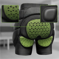 Padded Hip Protection Shorts High Waist Cushioning Shorts with Hip Pads Shock-Absorbing for Skiers, Snowboarders, Skiing, Snowboarding