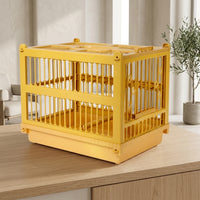 Bird Bathing Cage for Medium Size Pet Bird, Metal Bird Washing Cage and Bird Shower Cage, Indoor Bird Bath Cage Accessory for Thrush and Finch