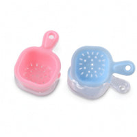 2 Pieces Miniature Colander Realistic Dollhouse Strainer Detailed Food Colander for Pretend Play