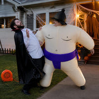 Inflatable Sumo Wrestler Costume for Adults and Kids - Halloween, Cosplay, and Party Wear