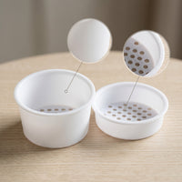 2 Pieces Sprouting Tray with Drainage Hydroponic for Kitchen