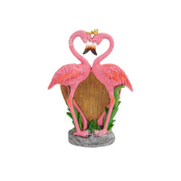 Resin Flamingo Flower Pot with Hand-Painted Finish