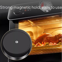 Magnetic Visual Kitchen Timer, Mechanical, Stainless Steel