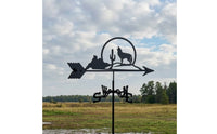 Metal Weathervane Long-Lasting Wrought Iron Wind Indicator Easy to Install