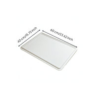 Washable Pizza Tray Lid Food-Grade Pizza Pizza Base Tray Cover Low-Profile Plastic Container Reusable for Commercial Kitchens