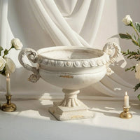 Urn Planter with Pedestal Rustic Urn Planter Classic for Entryway