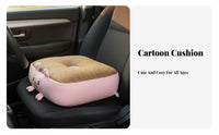 Removable and Washable Thick Square Chair Pad Easy to Clean Cartoon Elevate Er Cushion PP Cotton Filling for Students, Car, Bay Window