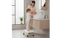 Bathroom Step Stool Lightweight Footstool Heavy-Duty for Elderly, Young Children
