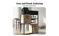 Multi-Tier Shelving Unit Freestanding Multi-Tier Display Rack Stable construction Indoor/Outdoor Use for Gardeners, Homeowners