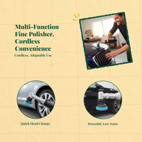 Cordless car polisher for detailing
