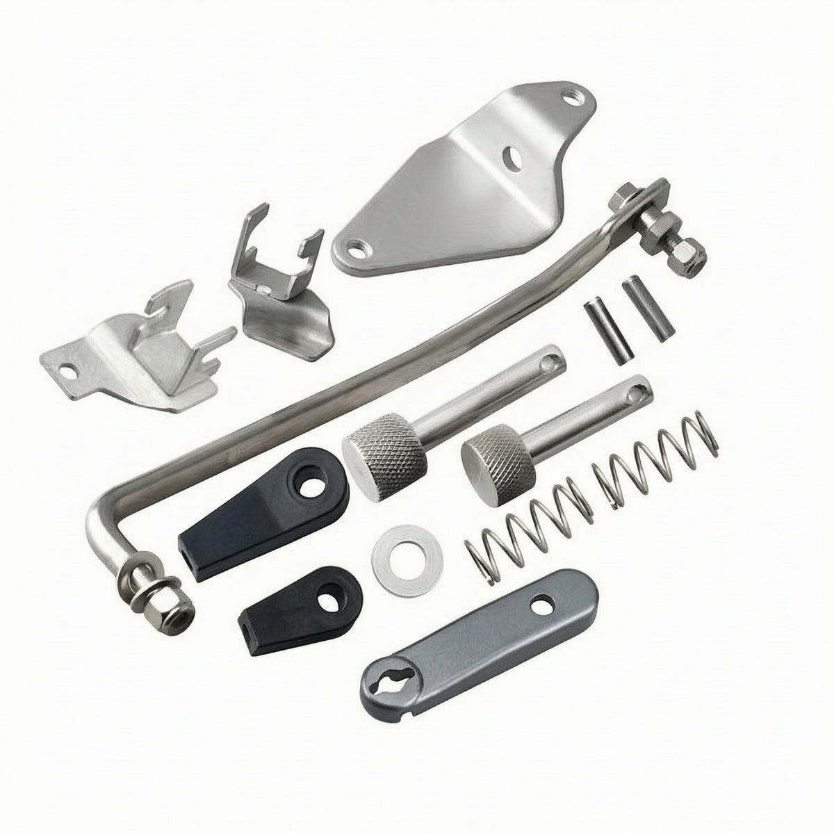 Mechanical Throttle Gear Linkage Kit Metal Hardware Long-Lasting for Engine Control Conversion