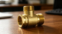 90 Degree Solid Brass Garden Hose Swivel Elbow Connector